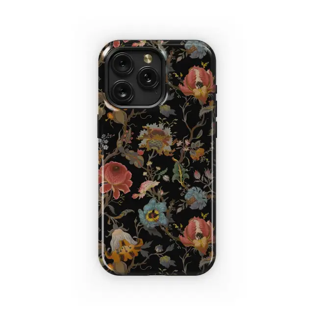 Dark Bloom Botanicals
 Phone Case iPhone Samsung Cover Pixel 6130