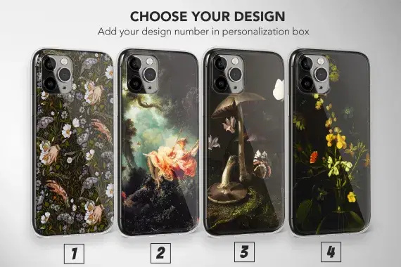 Dark Cottage Core Aesthetic Fairy Vintage Phone Case Cover - Image 1