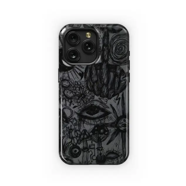 Dark Doodle Art
 Phone Case iPhone Samsung Cover Pixel 4824