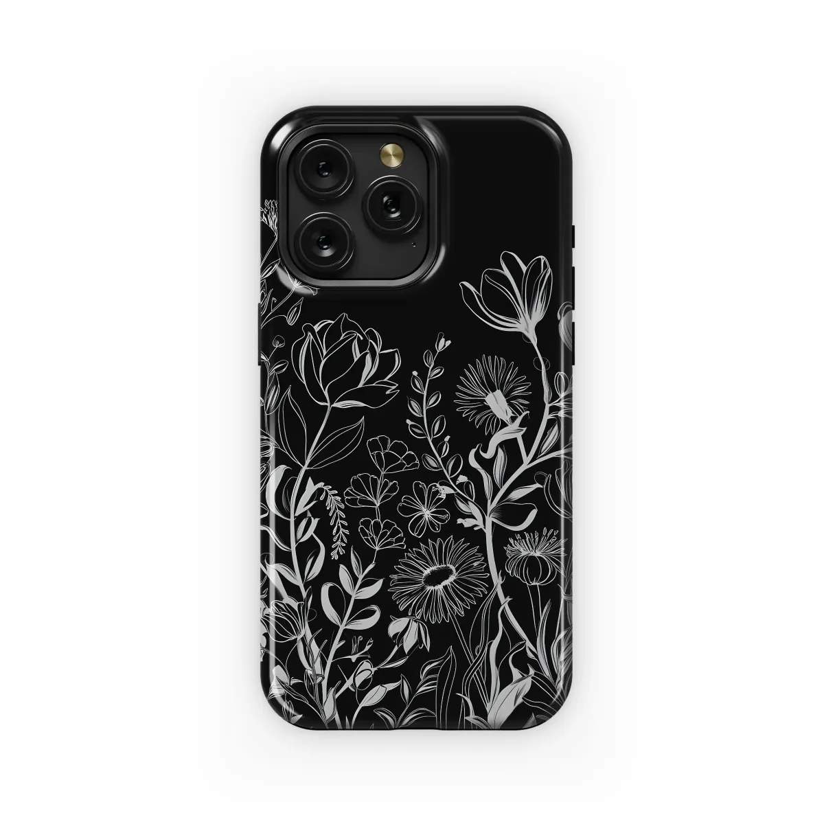 Dark Floral Bloom
 Phone Case iPhone Samsung Cover Pixel 5925 - Image 1