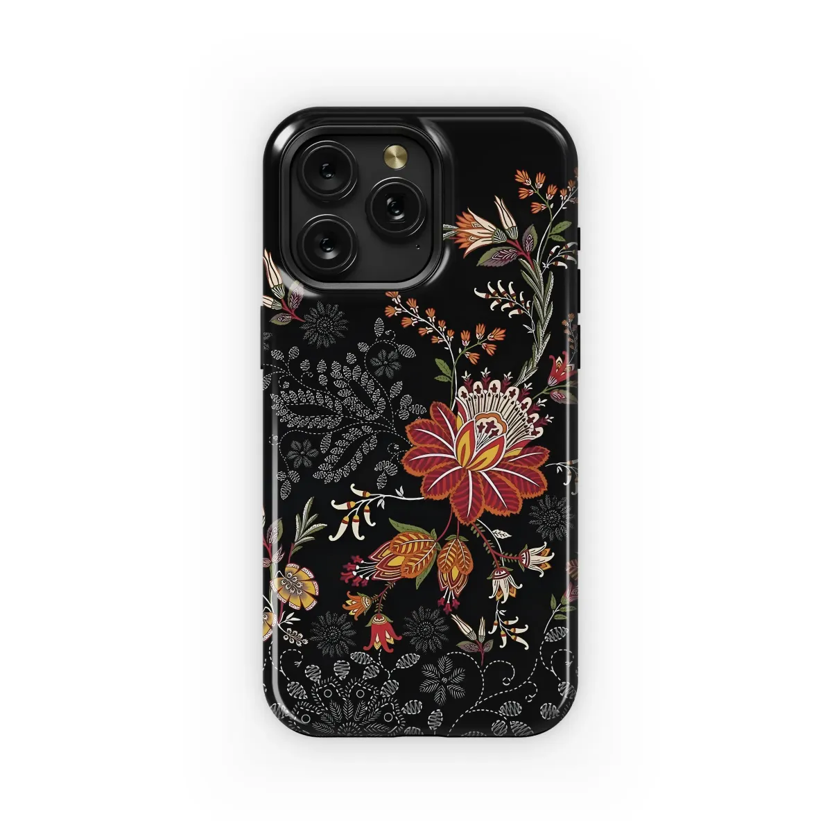 Dark Floral Blooms
 Phone Case iPhone Samsung Cover Pixel 6008 - Image 1