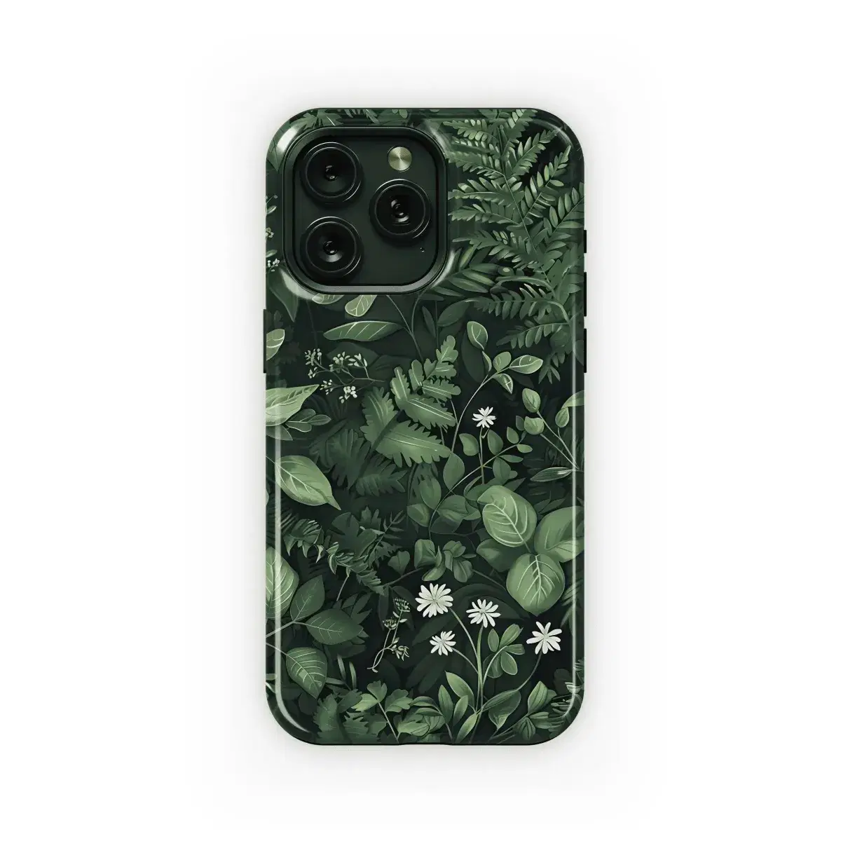 Dark Green Botanicals
 Phone Case iPhone Samsung Cover Pixel 4402 - Image 1
