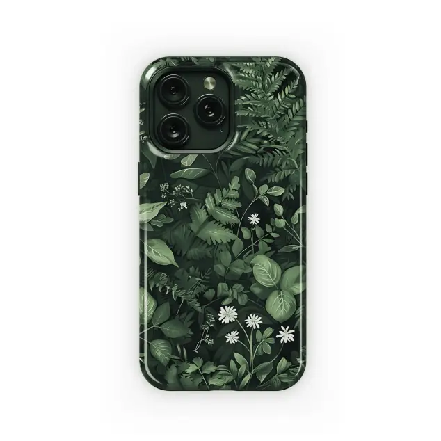 Dark Green Botanicals
 Phone Case iPhone Samsung Cover Pixel 4402