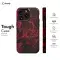 Dark Red Marble Phone Case iPhone Samsung Pixel & More - Image 5