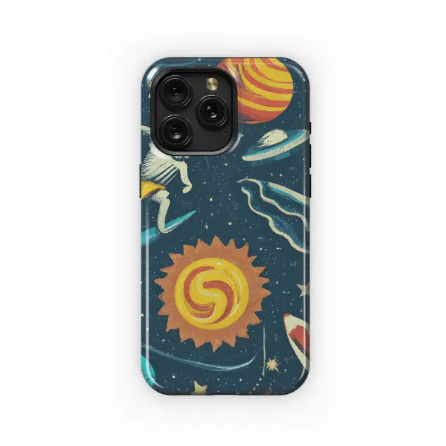 Dark Space Surf Phone Case iPhone Samsung Cover Pixel 3768