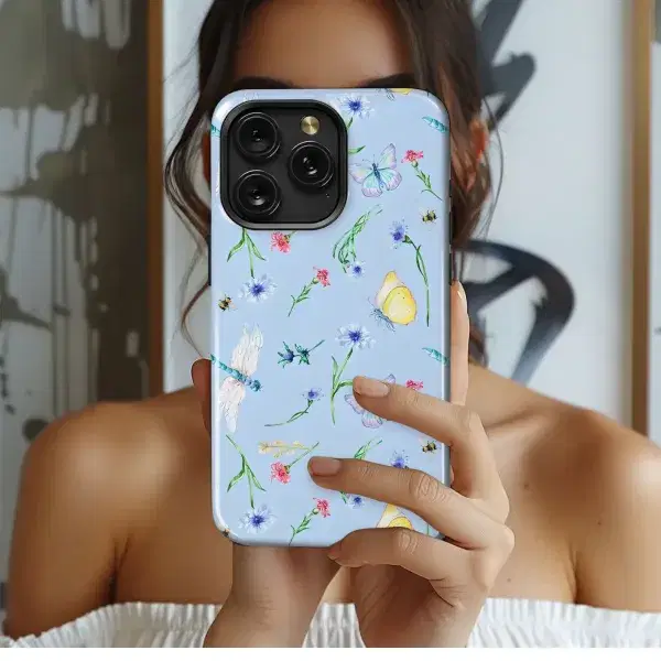 Dark Starry Hearts Phone Case iPhone Samsung Cover Pixel 5428 - Image 1