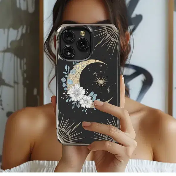 Dark Tropical Monstera Pattern Phone Case iPhone Samsung Cover Pixel 5229 - Image 1