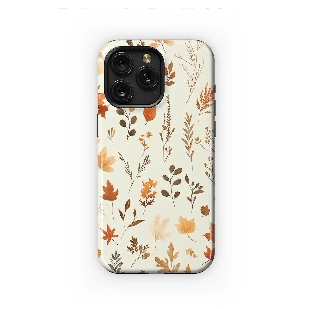 Delicate Autumn Leaves & Berries Phone Case iPhone Samsung Cover Pixel 7919 - Image 1