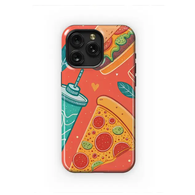 Delicious Pop Art Snack Attack Phone Case iPhone Samsung Cover Pixel 6821