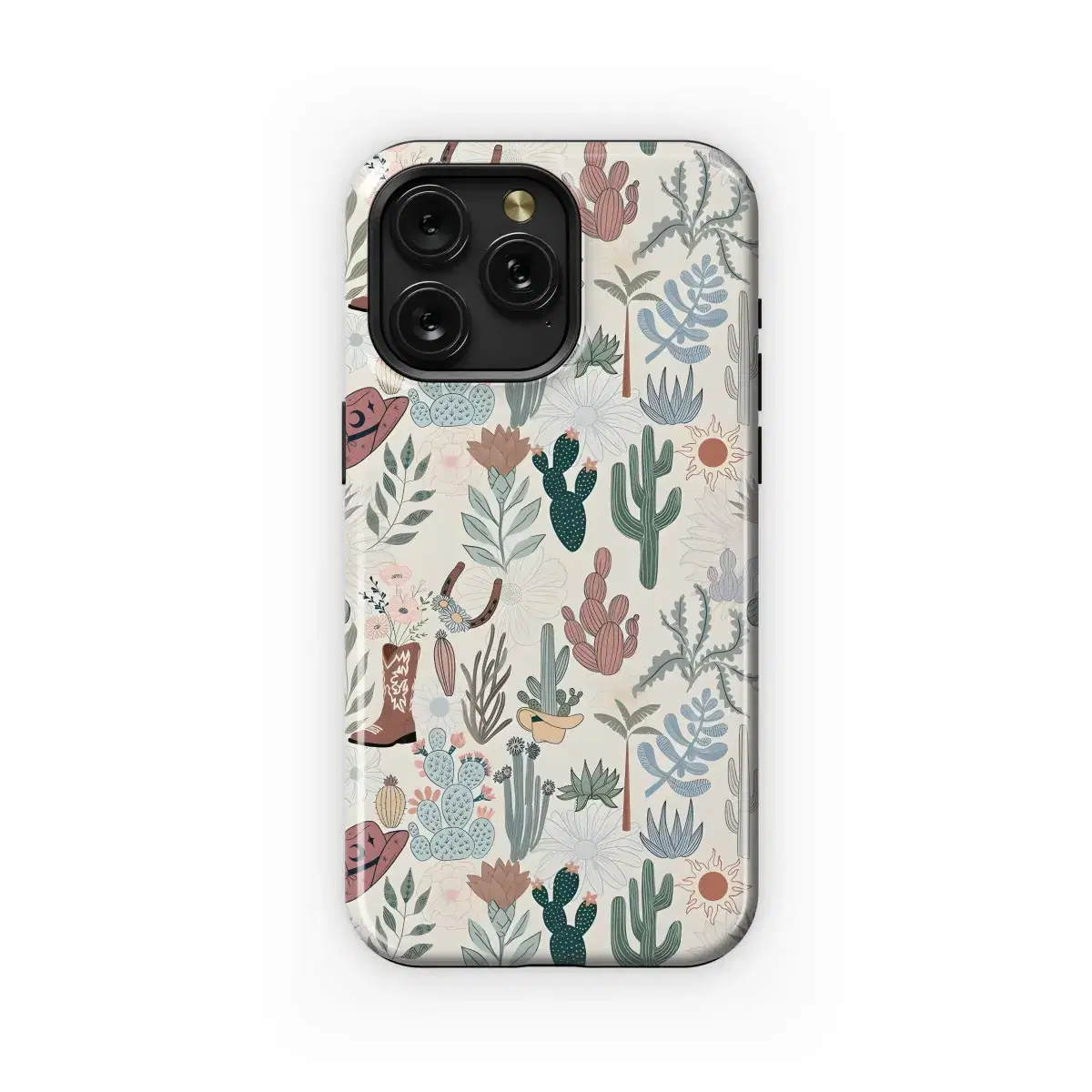 Desert Botanical Boots
 Phone Case iPhone Samsung Cover Pixel 5860 - Image 1