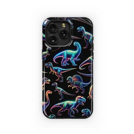 Dinosaur Hologram Phone Case iPhone Samsung Cover Pixel 3327 - Image 1