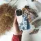 Divine Embrace Blue Floral Phone Case iPhone Samsung Cover Pixel 5327 - Image 4