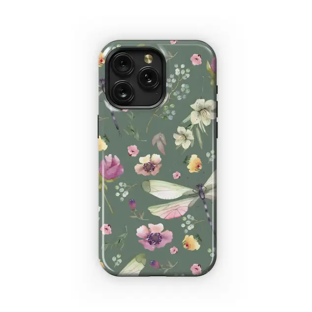 Dragonfly Meadow Bloom
 Phone Case iPhone Samsung Cover Pixel 5873