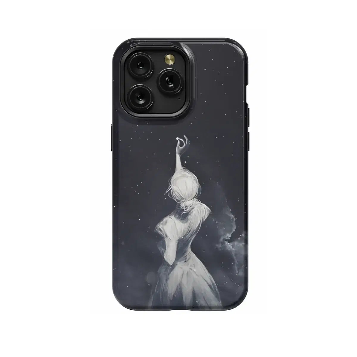 Dreamy Celestial Woman Night Sky Phone Case iPhone Samsung Cover Pixel 1346 - Image 1