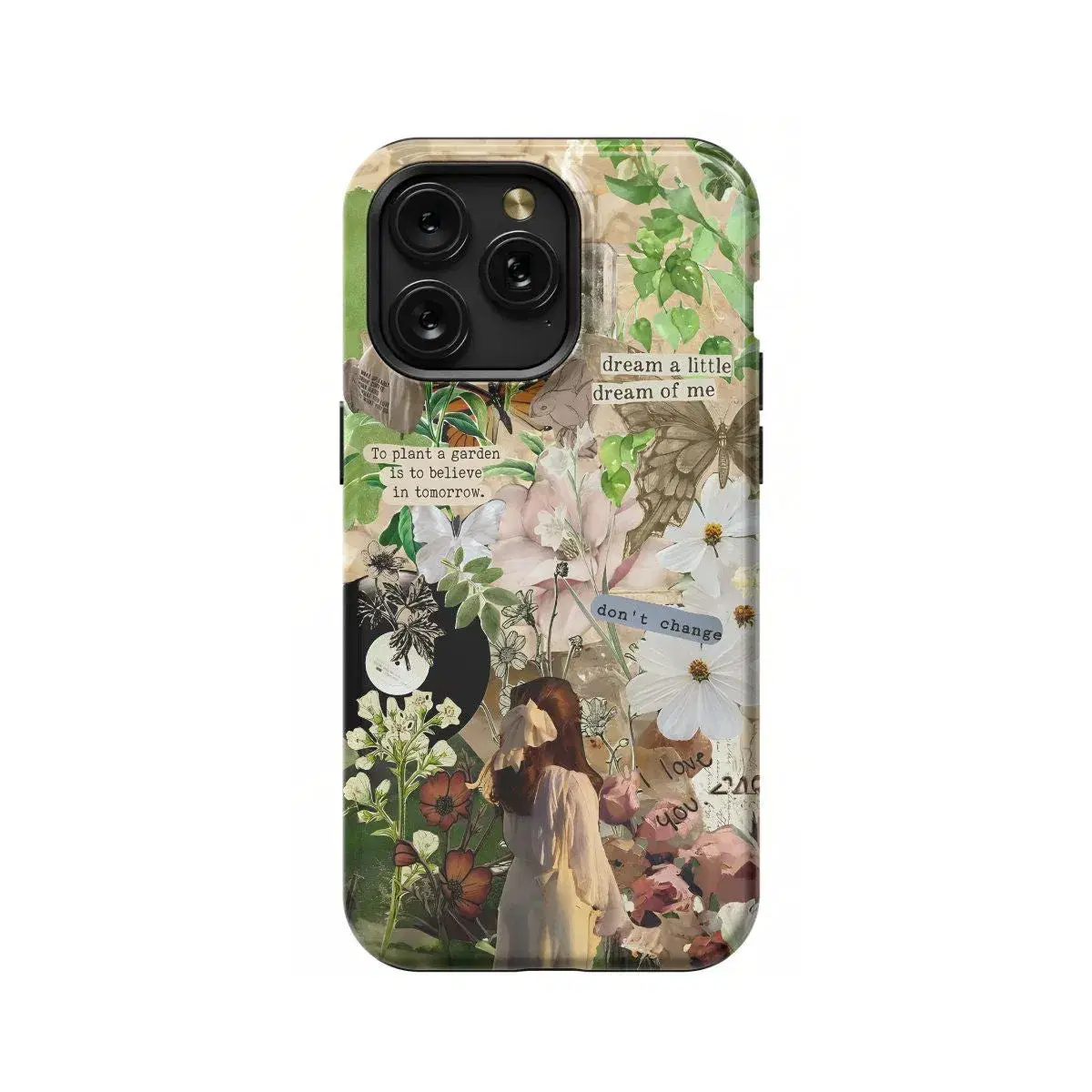 Dreamy Garden Flower Collage Phone Case iPhone Samsung Pixel & More #537 - Image 1