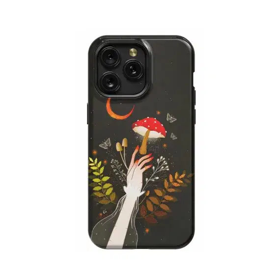 Dreamy Mushroom Celestial Bush Butterfly Moon Phone Case iPhone Samsung Pixel & More #14 - Image 1