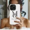 Elegant Custom Monogram Initial Artwork Phone Case iPhone Samsung Cover Pixel 7357 - Image 2