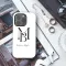 Elegant Custom Monogram Initial Artwork Phone Case iPhone Samsung Cover Pixel 7357 - Image 3