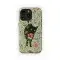 Elegant Floral Black Cat Print Phone Case iPhone Samsung Cover Pixel 5446 - Image 1