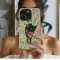 Elegant Floral Black Cat Print Phone Case iPhone Samsung Cover Pixel 5446 - Image 2