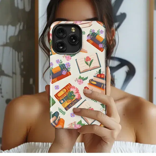 Elegant Seafood Floral Pattern Phone Case iPhone Samsung Cover Pixel 5421 - Image 1