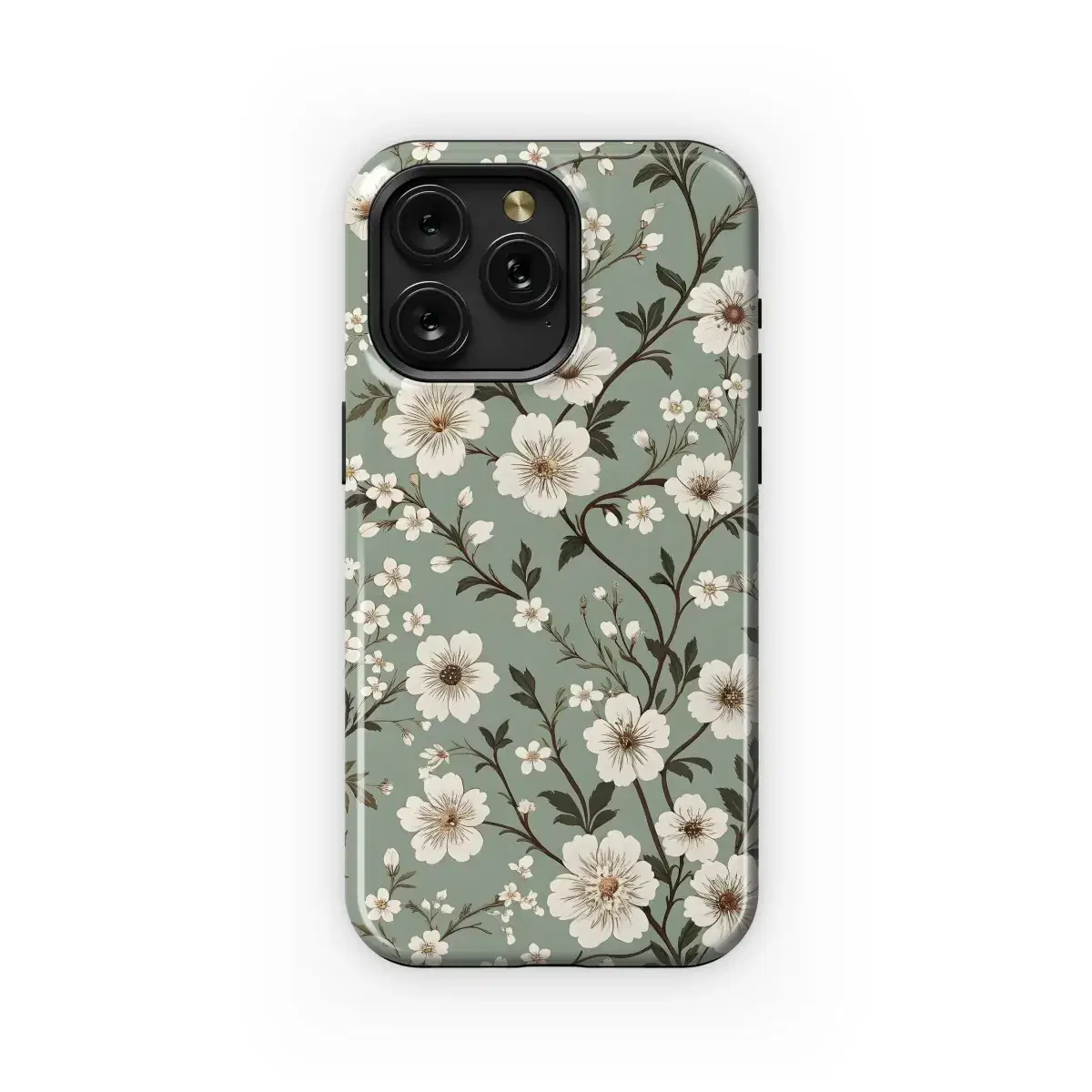 Elegant White Blossom Floral
 Phone Case iPhone Samsung Cover Pixel 5870 - Image 1