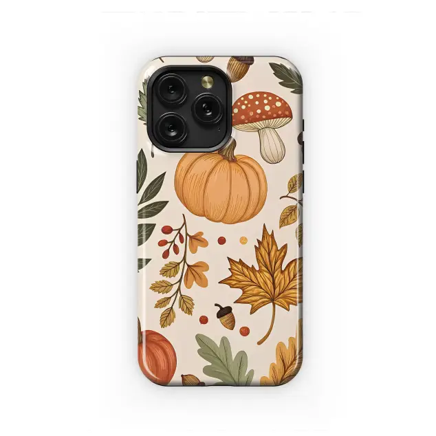 Enchanted Autumn Harvest Pattern Phone Case iPhone Samsung Cover Pixel 7425