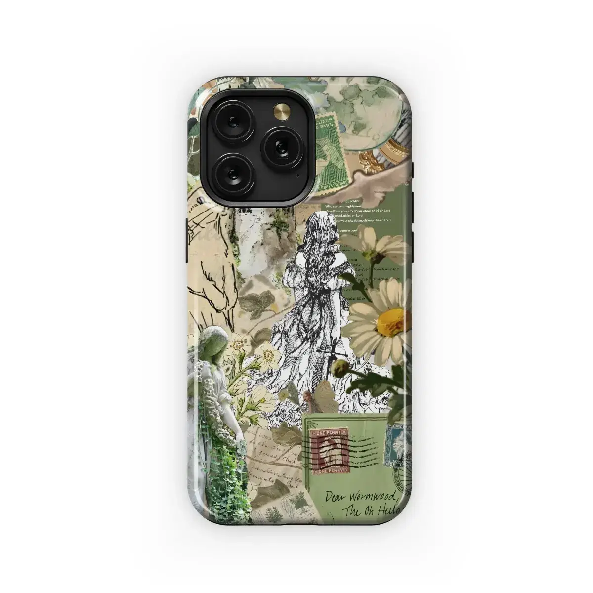 Enchanted Cottagecore Collage Phone Case iPhone Samsung Cover Pixel 5004 - Image 1