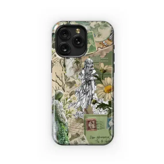 Enchanted Cottagecore Collage Phone Case iPhone Samsung Cover Pixel 5004 - Image 1