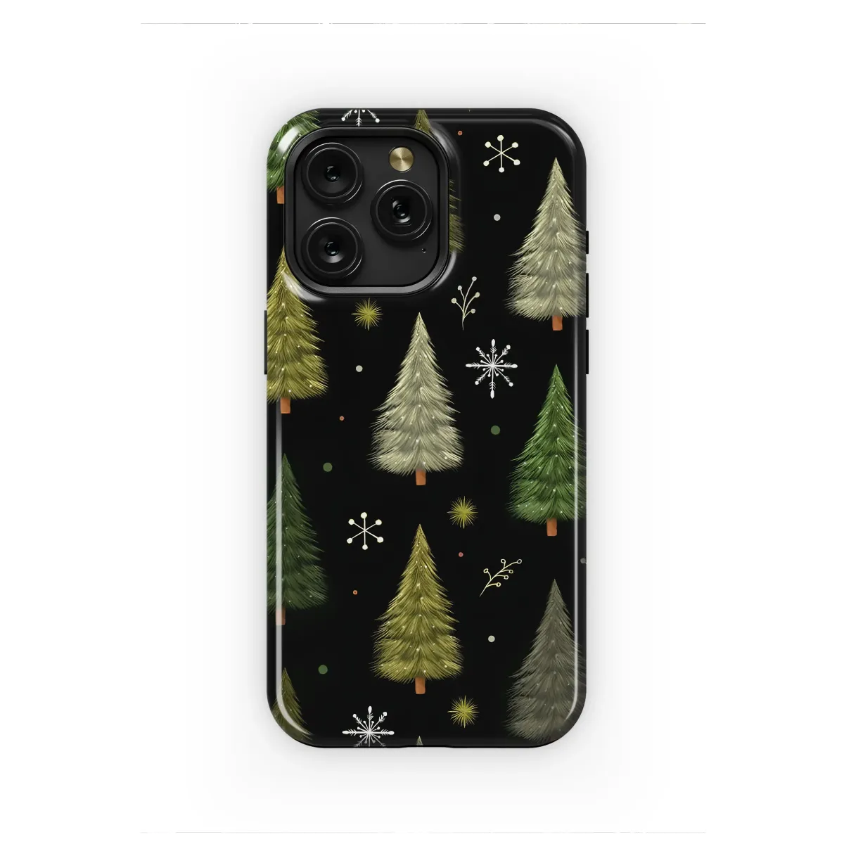 Enchanted Midnight Winter Woodland Phone Case iPhone Samsung Cover Pixel 8032 - Image 1