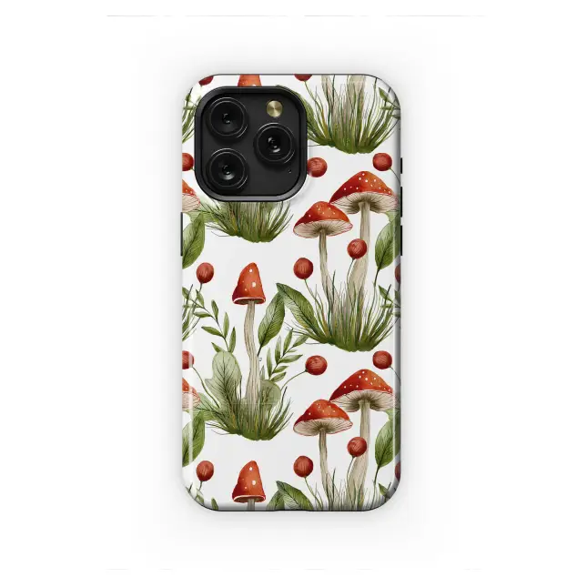 Enchanted Toadstool Meadow Art Phone Case iPhone Samsung Cover Pixel 7313