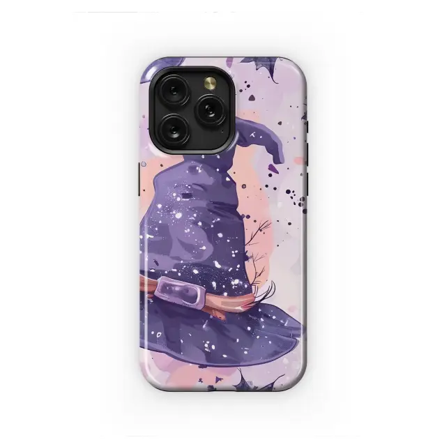 Enchanted Twilight Witch Hat Pattern Phone Case iPhone Samsung Cover Pixel 6966