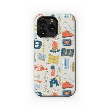 Essential Gear for Outdoor Adventure Phone Case iPhone Samsung Cover Pixel 5363 - Image 1