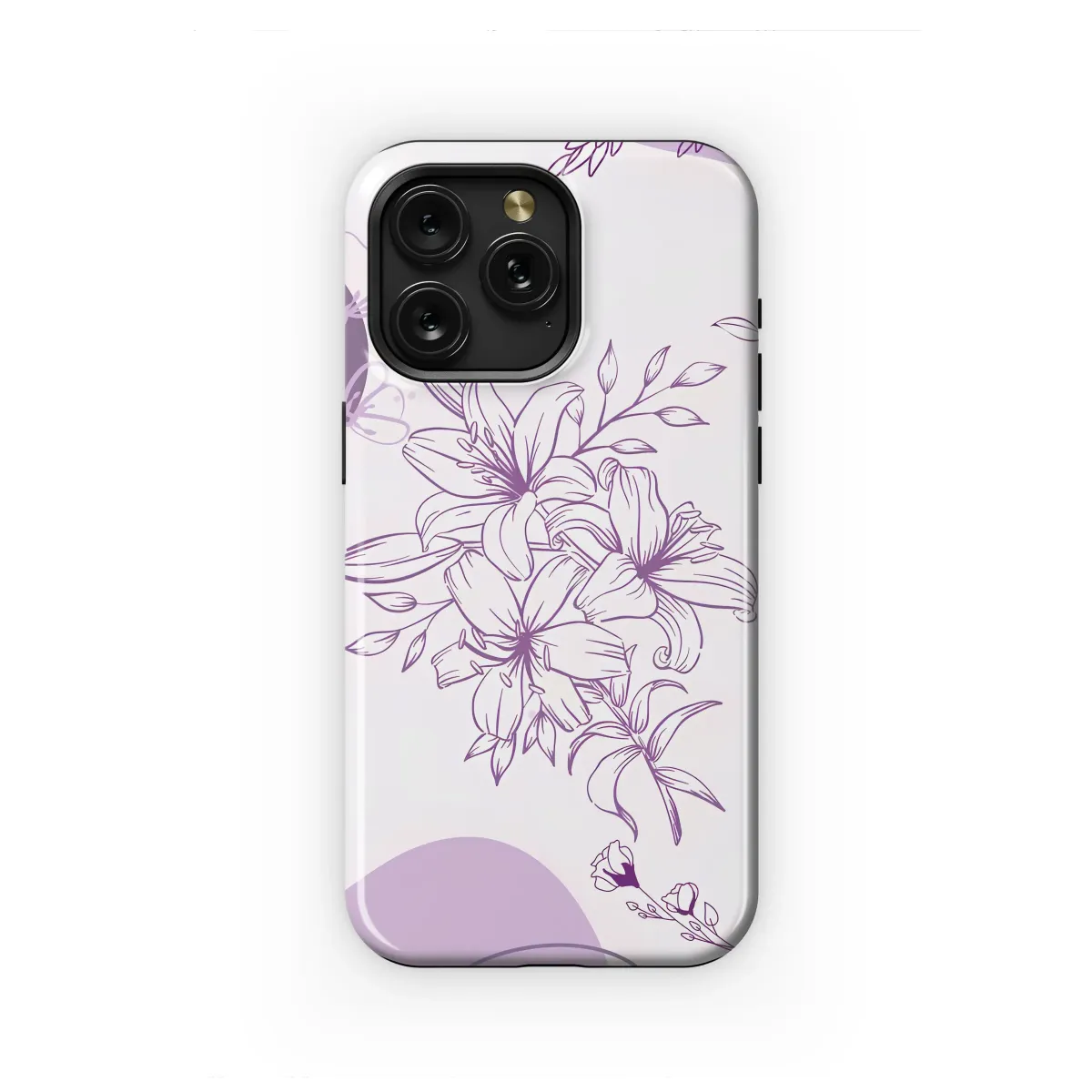 Ethereal Lilac Lily Abstract Garden Phone Case iPhone Samsung Cover Pixel 7194 - Image 1