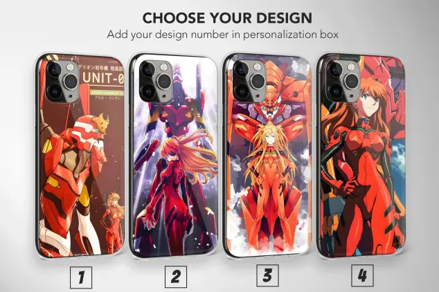 Evangelion Anime Phone Case Eva 02