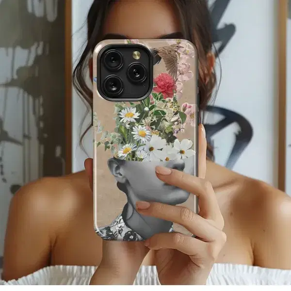 Evil Eye & Hearts Pattern Phone Case iPhone Samsung Cover Pixel 4913 - Image 1