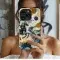 Expressionism Polo Player Blues Gold Phone Case iPhone Samsung Cover Pixel 3414 - Image 2