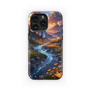 Fairytale Castle Sunset
 Phone Case iPhone Samsung Cover Pixel 4522 - Image 1