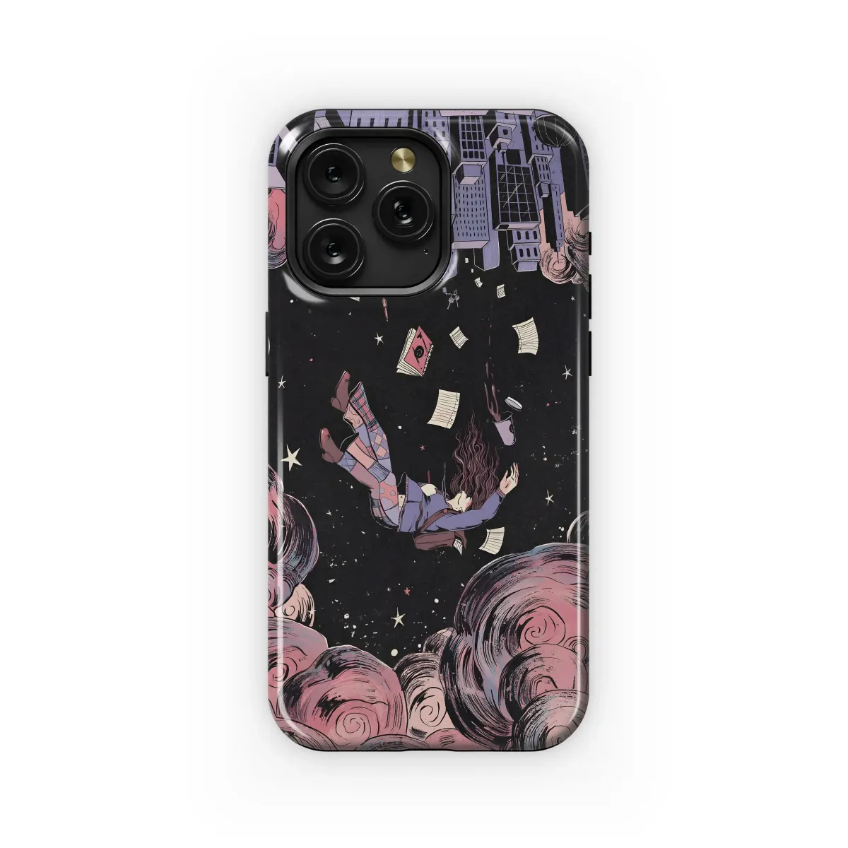 Falling City Dreamscape
 Phone Case iPhone Samsung Cover Pixel 6024 - Image 1