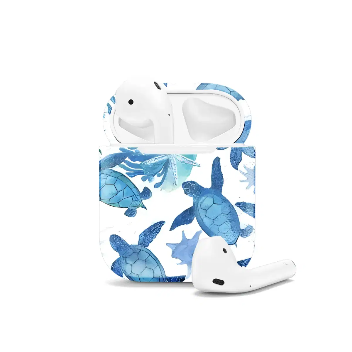 Family Of Turtles In The Mist AirPods Case AirPods Pro AirPods Pro 2 AirPods 3 AirPods 2 Glossy 1799 - Image 1