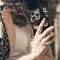 Fantasy Black Cat Pink Paw Phone Case iPhone Samsung Cover Pixel 1739 - Image 5
