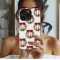 Festive Christmas Wreath Red Bow Holiday Print Phone Case Cover for iPhone 17 Pro Max 16 15 Plus 14 13 Mini Samsung S25 S24 Pixel 10 9 8608 - Image 2