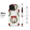 Festive Christmas Wreath Red Bow Holiday Print Phone Case Cover for iPhone 17 Pro Max 16 15 Plus 14 13 Mini Samsung S25 S24 Pixel 10 9 8608 - Image 7