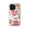 Festive Gingerbread Cookies Pink Holiday Pattern Phone Case Cover for iPhone 17 Pro Max 16 15 13 Samsung S25 S24 Pixel 8822 - Image 1