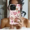 Festive Gingerbread Cookies Pink Holiday Pattern Phone Case Cover for iPhone 17 Pro Max 16 15 13 Samsung S25 S24 Pixel 8822 - Image 2