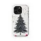 Festive Midnight Snowfall Tree Art Phone Case iPhone Samsung Cover Pixel 8055 - Image 1