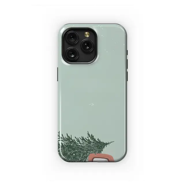Festive Red Truck Christmas Tree Winter Snow Art Phone Case Cover for iPhone 17 Pro Max 16 15 13 Samsung S25 S24 Pixel 8315