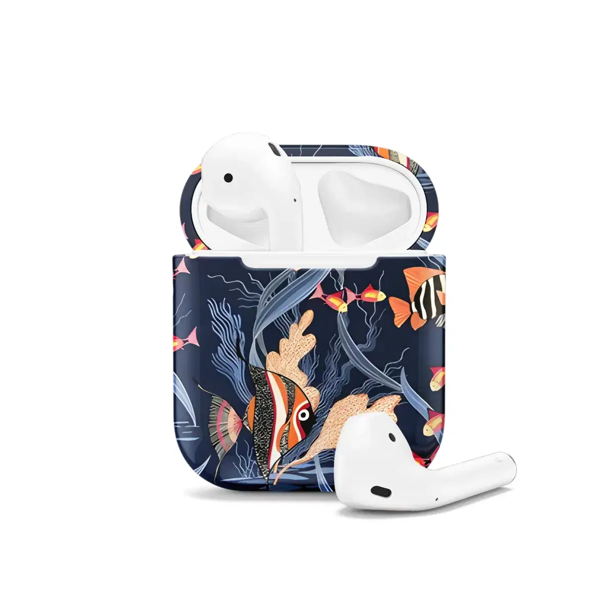 Fish Ocean AirPods Case AirPods Pro AirPods Pro 2 AirPods 3 AirPods 2 Glossy 1798 - Image 1