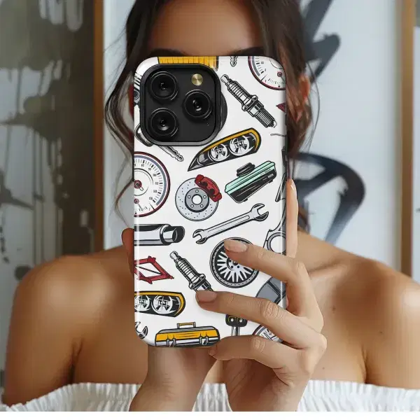 Fishing Rods Pattern Phone Case iPhone Samsung Cover Pixel 5156 - Image 1