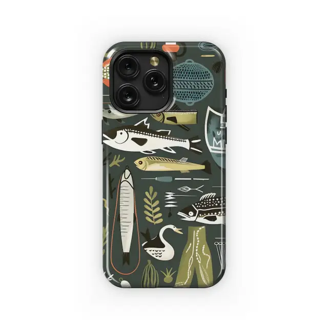 Fishing Trip Pattern Phone Case iPhone Samsung Cover Pixel 5157